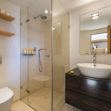 All about the design of the bathroom 5 sq m-2