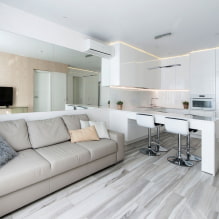 Minimalism in the interior: description of style, choice of colors, finishes, furniture and decor-1