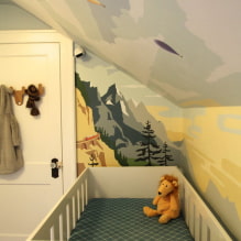 Wall painting: design features, types and photos in the interior-0