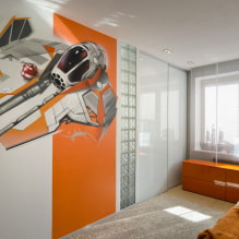 Wall painting: design features, types and photos in the interior-2