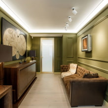 How to properly arrange a narrow living room? -5