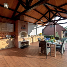 Summer kitchen: types, photos and design ideas-5