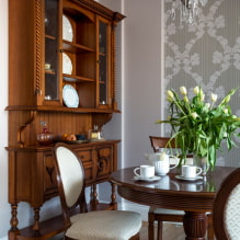 Buffet for the kitchen: types, choice of color, design and style-0