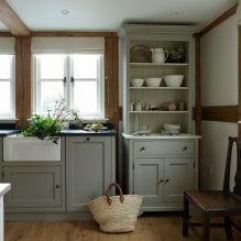 Buffet for the kitchen: types, choice of color, design and style-2