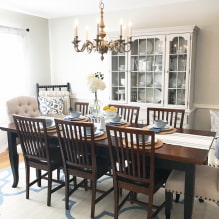 Buffet for the kitchen: types, choice of color, design and style-1