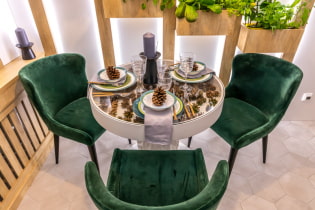 How to properly organize the dining area in the kitchen?