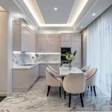 Kitchen design with cabinets to the ceiling-1