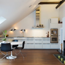 Modern design options for the attic-5