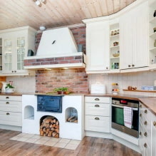 We decorate the design of the kitchen in a private house-3