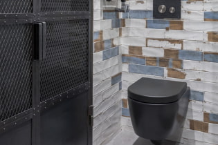 How to decorate a loft-style toilet?