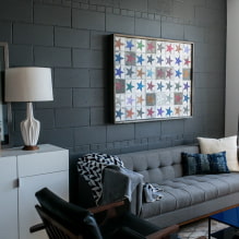 What materials are suitable for loft-style wall decoration? -0