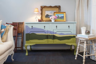 How to choose and beautifully decorate a chest of drawers in the living room?
