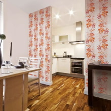 Wallpaper for the kitchen: tips for choosing, photos and design ideas-8