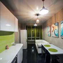 Features of kitchen design with liquid wallpaper-3