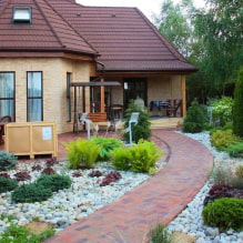 Landscaping of a summer cottage on 6 ares-2