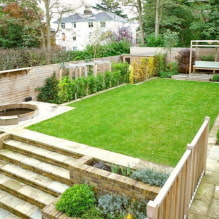 How to arrange a landscape design for a summer cottage of 4 ares? -6