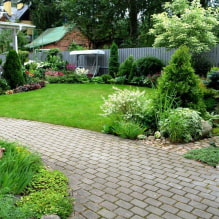 How to arrange a landscape design for a summer cottage of 4 ares? -8