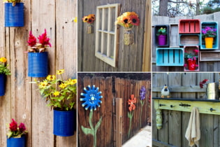 10 easiest ways to decorate an ugly fence