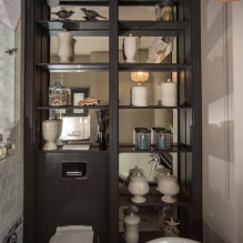 10 ideas on how to decorate the wall above the toilet-0