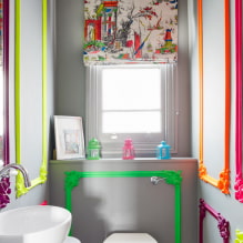 10 ideas on how to decorate the wall above the toilet-3