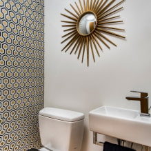 10 ideas on how to decorate the wall above the toilet-5