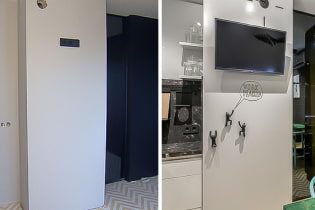 12 ideas on how to decorate a ventilation duct in the kitchen