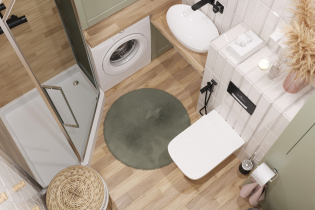 Stylish three-ruble note for 1 million rubles with furniture from IKEA