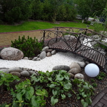 How to arrange a dry stream on the site? -3