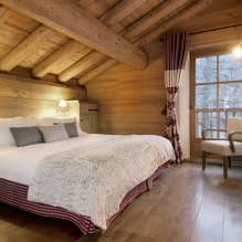 How to decorate a bedroom interior in the country? -5