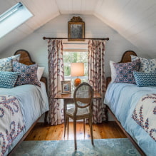 How to decorate a room in the attic? -3