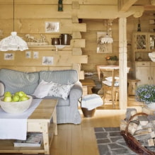 Everything about the design of the living room at the dacha-2