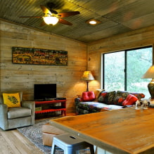 Everything about the design of the living room at the dacha-4