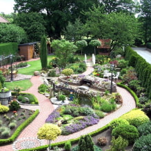 How to arrange landscape design of a narrow area? -1