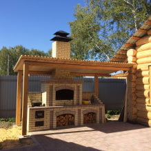 How to equip a barbecue area in the country? -2