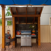 How to equip a barbecue area in the country? -4