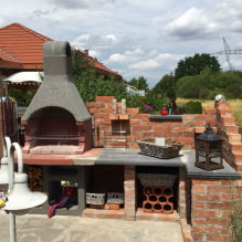 How to equip a barbecue area in the country? -7