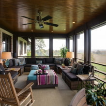 Extension of the veranda to the house: views, photos inside and design ideas-0