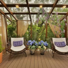 Extension of the veranda to the house: views, photos inside and design ideas-2