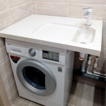 Sink over the washing machine-0