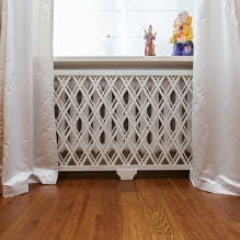 How to hide radiators and heating pipes: 15 inconspicuous camouflage solutions-7