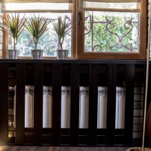 How to hide radiators and heating pipes: 15 inconspicuous camouflage solutions-13