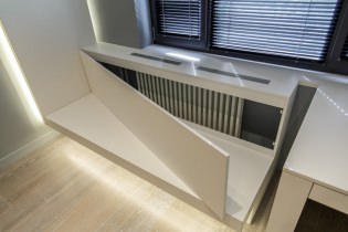 How to hide radiators and heating pipes: 15 discreet camouflage solutions