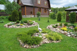 Registration of landscape design of a summer cottage