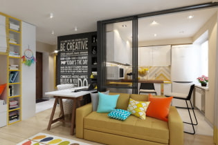 12 ideas for zoning a small studio