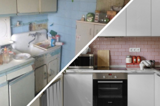 Transformation of the murdered kopeck piece in Khrushchev (before and after photos)