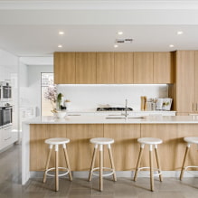 Features of the design of the kitchen under the tree-2