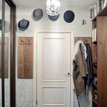 Hallway interior in light colors-0