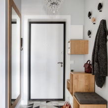 Hallway interior in light colors-1