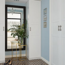 Hallway interior in light colors-4