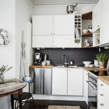 Kitchen design with wood countertop-0